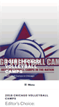 Mobile Screenshot of chicagovolleyballcamps.com
